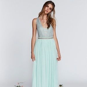 Free People Light Blue Maxi Dress